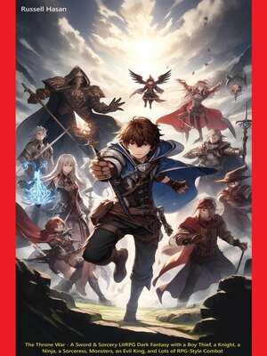 cover image of The Throne War--A Sword & Sorcery LitRPG Dark Fantasy with a Boy Thief, a Knight, a Ninja, a Sorceress, Monsters, an Evil King, and Lots of RPG-Style Combat